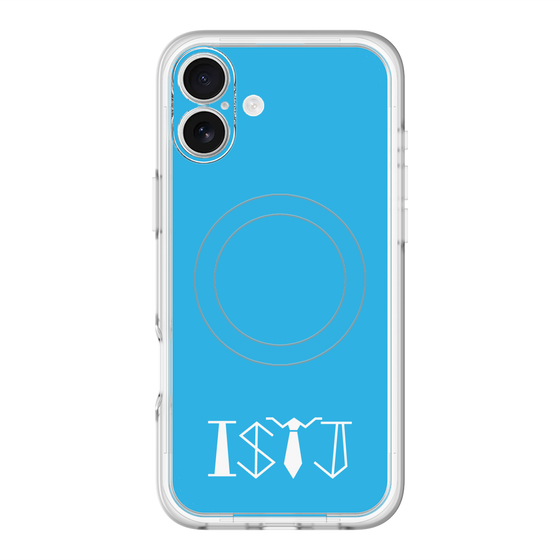 スリムプロテクションプレミアムケース with MagSafe［ オリジナル - ISTJ 管理者 - アルファベット - ブルー ］