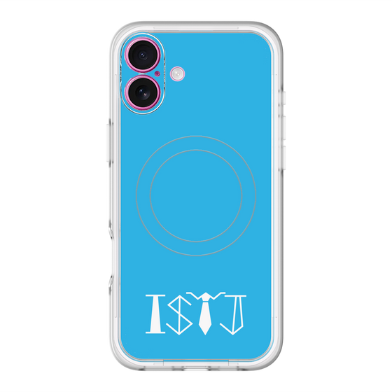 スリムプロテクションプレミアムケース with MagSafe［ オリジナル - ISTJ 管理者 - アルファベット - ブルー ］