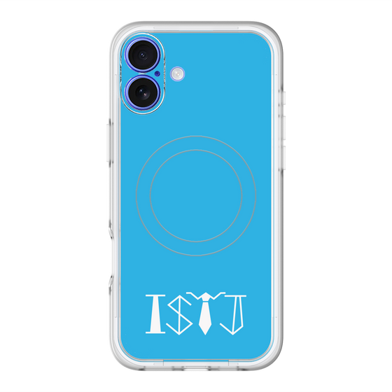 スリムプロテクションプレミアムケース with MagSafe［ オリジナル - ISTJ 管理者 - アルファベット - ブルー ］