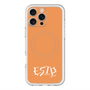 スリムプロテクションプレミアムケース with MagSafe［ オリジナル - ESTP 起業家 - アルファベット - オレンジ ］