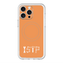 スリムプロテクションプレミアムケース with MagSafe［ オリジナル - ISTP 巨匠 - アルファベット - オレンジ ］