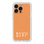 スリムプロテクションプレミアムケース with MagSafe［ オリジナル - ISTP 巨匠 - アルファベット - オレンジ ］