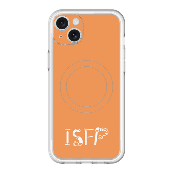 スリムプロテクションプレミアムケース with MagSafe［ オリジナル - ISFP 冒険家 - アルファベット - オレンジ ］