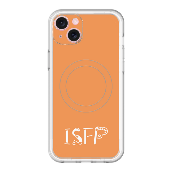 スリムプロテクションプレミアムケース with MagSafe［ オリジナル - ISFP 冒険家 - アルファベット - オレンジ ］