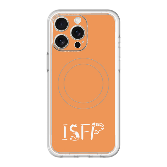 スリムプロテクションプレミアムケース with MagSafe［ オリジナル - ISFP 冒険家 - アルファベット - オレンジ ］