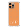 スリムプロテクションプレミアムケース with MagSafe［ オリジナル - ISFP 冒険家 - アルファベット - オレンジ ］