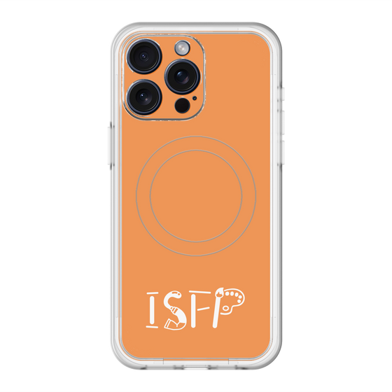 スリムプロテクションプレミアムケース with MagSafe［ オリジナル - ISFP 冒険家 - アルファベット - オレンジ ］