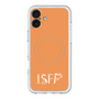スリムプロテクションプレミアムケース with MagSafe［ オリジナル - ISFP 冒険家 - アルファベット - オレンジ ］