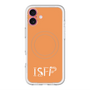 スリムプロテクションプレミアムケース with MagSafe［ オリジナル - ISFP 冒険家 - アルファベット - オレンジ ］