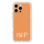 スリムプロテクションプレミアムケース with MagSafe［ オリジナル - ISFP 冒険家 - アルファベット - オレンジ ］