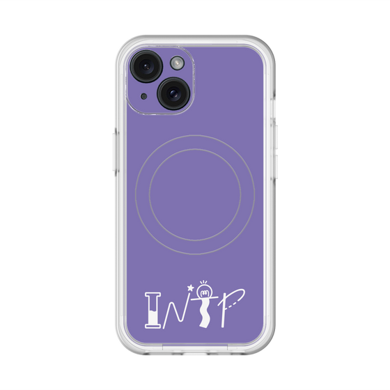 スリムプロテクションプレミアムケース with MagSafe［ オリジナル - INTP 論理学者 - アルファベット - パープル ］