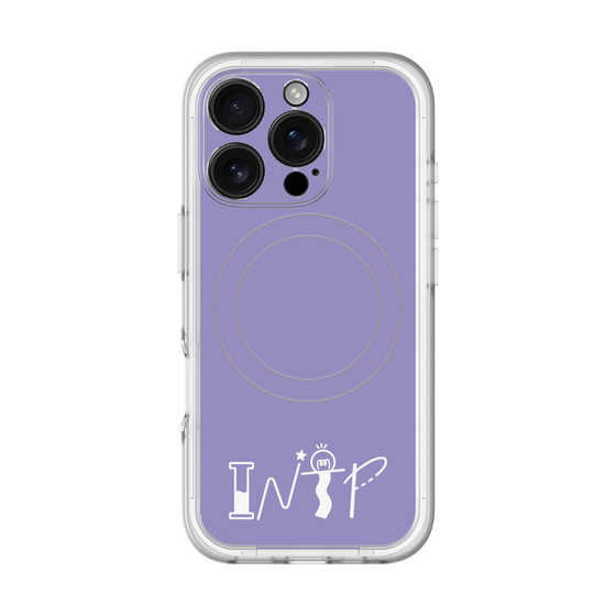スリムプロテクションプレミアムケース with MagSafe［ オリジナル - INTP 論理学者 - アルファベット - パープル ］
