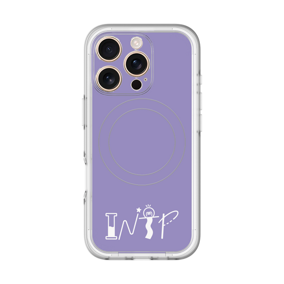 スリムプロテクションプレミアムケース with MagSafe［ オリジナル - INTP 論理学者 - アルファベット - パープル ］