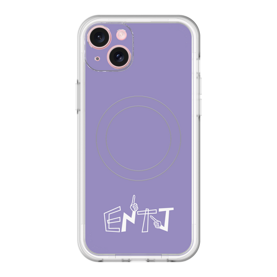 スリムプロテクションプレミアムケース with MagSafe［ オリジナル - ENTJ 指揮官 - アルファベット - パープル ］