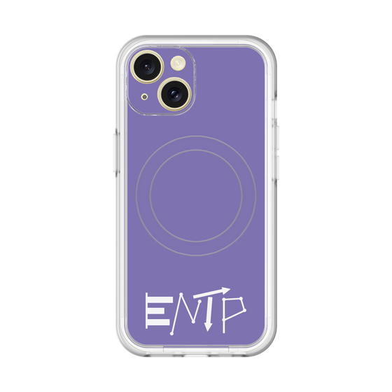 スリムプロテクションプレミアムケース with MagSafe［ オリジナル - ENTP 討論者 - アルファベット - パープル ］
