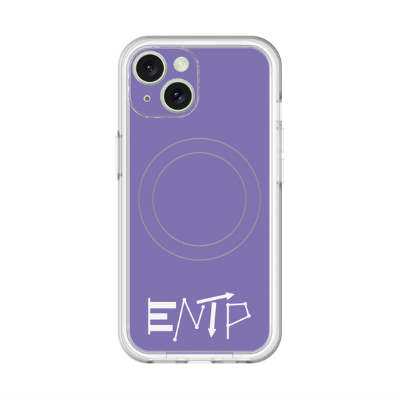 スリムプロテクションプレミアムケース with MagSafe［ オリジナル - ENTP 討論者 - アルファベット - パープル ］