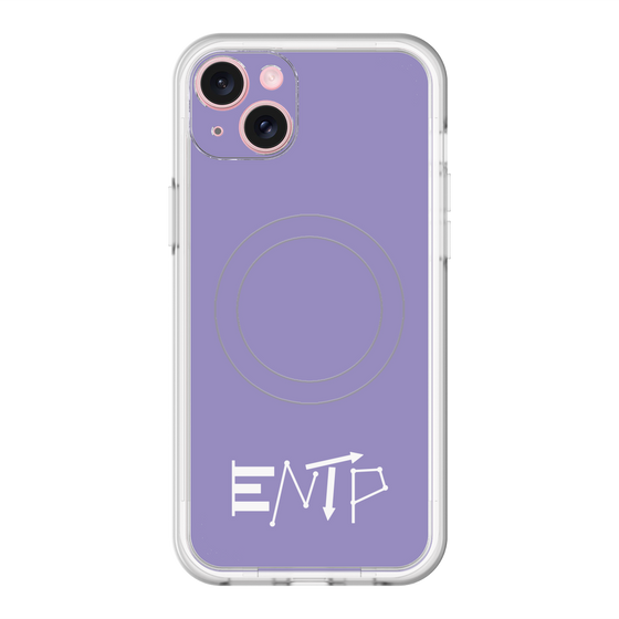 スリムプロテクションプレミアムケース with MagSafe［ オリジナル - ENTP 討論者 - アルファベット - パープル ］