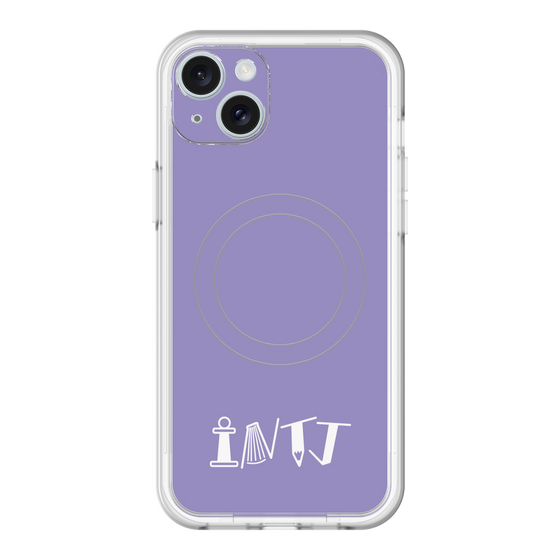 スリムプロテクションプレミアムケース with MagSafe［ オリジナル - INTJ 建築家 - アルファベット - パープル ］