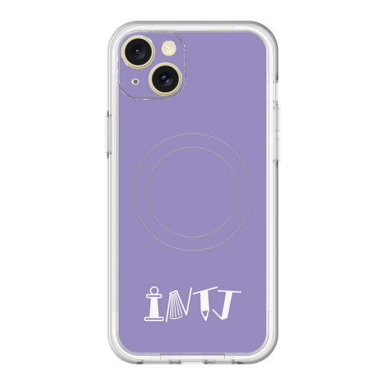 スリムプロテクションプレミアムケース with MagSafe［ オリジナル - INTJ 建築家 - アルファベット - パープル ］