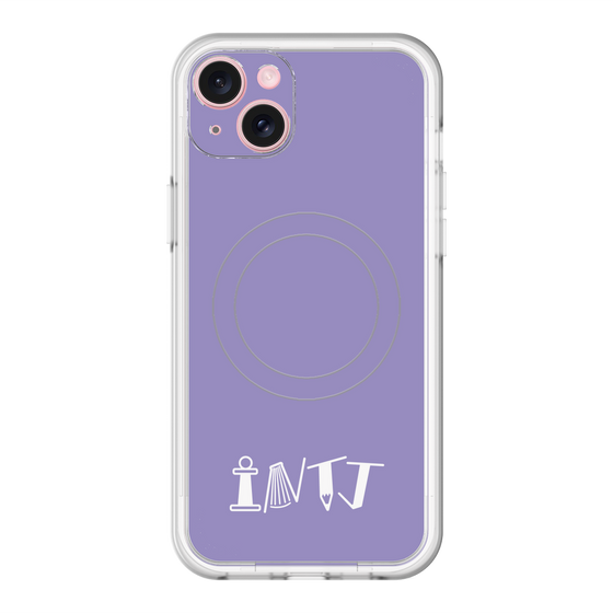スリムプロテクションプレミアムケース with MagSafe［ オリジナル - INTJ 建築家 - アルファベット - パープル ］
