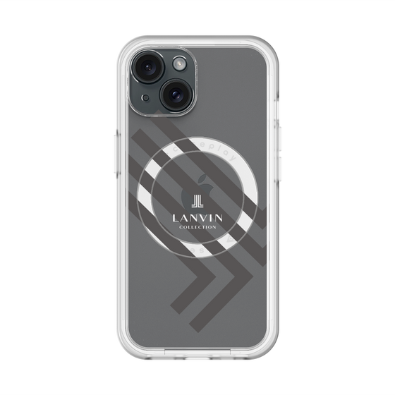 スリムプロテクションプレミアムケース with MagSafe［ LANVIN COLLECTION - ロゴ ］