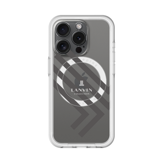スリムプロテクションプレミアムケース with MagSafe［ LANVIN COLLECTION - ロゴ ］