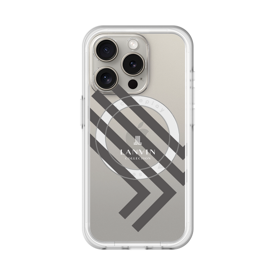 スリムプロテクションプレミアムケース with MagSafe［ LANVIN COLLECTION - ロゴ ］