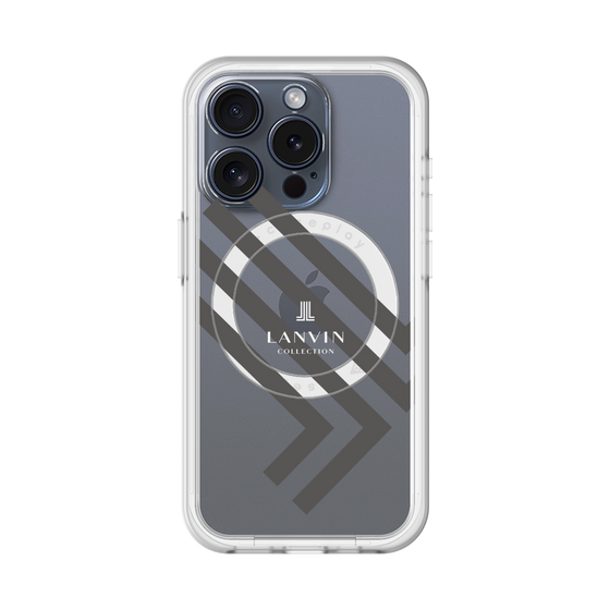 スリムプロテクションプレミアムケース with MagSafe［ LANVIN COLLECTION - ロゴ ］