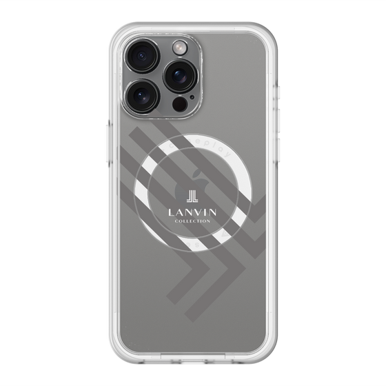 スリムプロテクションプレミアムケース with MagSafe［ LANVIN COLLECTION - ロゴ ］