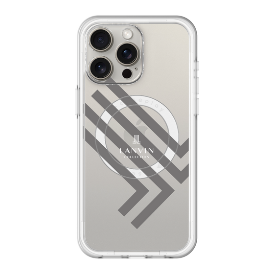 スリムプロテクションプレミアムケース with MagSafe［ LANVIN COLLECTION - ロゴ ］
