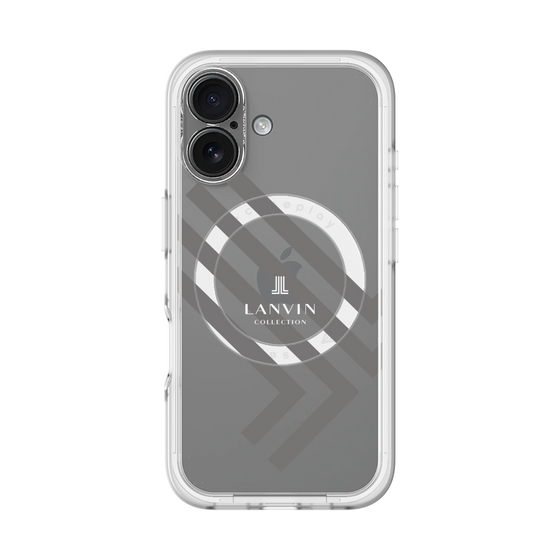 スリムプロテクションプレミアムケース with MagSafe［ LANVIN COLLECTION - ロゴ ］