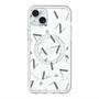 スリムプロテクションプレミアムケース with MagSafe［ LANVIN COLLECTION - タイポグラフィ - グレー ］