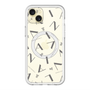 スリムプロテクションプレミアムケース with MagSafe［ LANVIN COLLECTION - タイポグラフィ - グレー ］