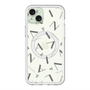 スリムプロテクションプレミアムケース with MagSafe［ LANVIN COLLECTION - タイポグラフィ - グレー ］