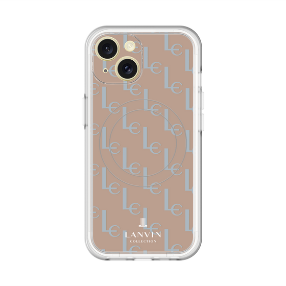 スリムプロテクションプレミアムケース with MagSafe［ LANVIN COLLECTION - ジオメトリック ］