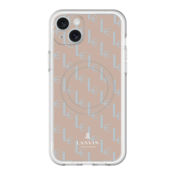 スリムプロテクションプレミアムケース with MagSafe［ LANVIN COLLECTION - ジオメトリック ］