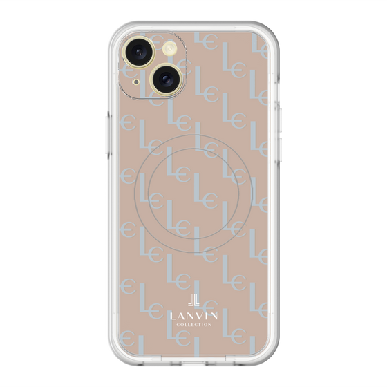 スリムプロテクションプレミアムケース with MagSafe［ LANVIN COLLECTION - ジオメトリック ］