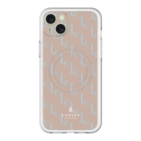 スリムプロテクションプレミアムケース with MagSafe［ LANVIN COLLECTION - ジオメトリック ］