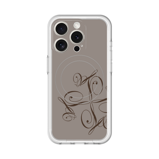 スリムプロテクションプレミアムケース with MagSafe［ LANVIN COLLECTION - 筆記体ロゴ ］