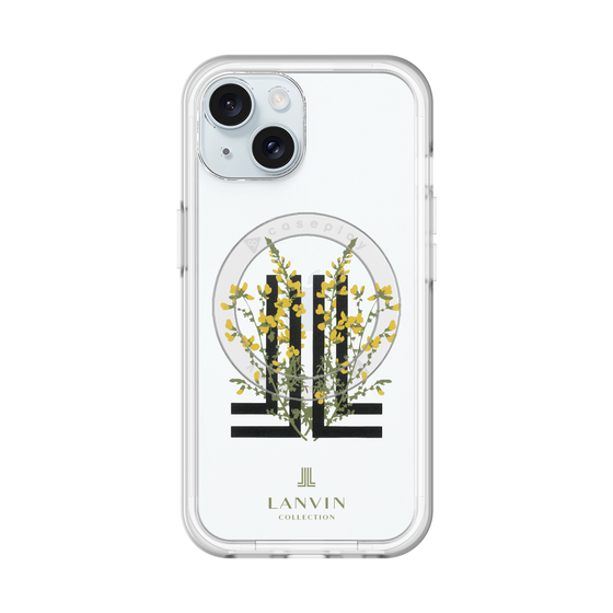 スリムプロテクションプレミアムケース with MagSafe［ LANVIN COLLECTION - フラワー ］