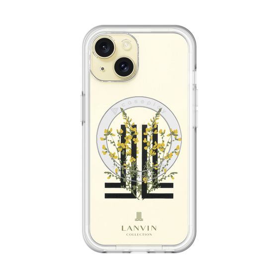 スリムプロテクションプレミアムケース with MagSafe［ LANVIN COLLECTION - フラワー ］