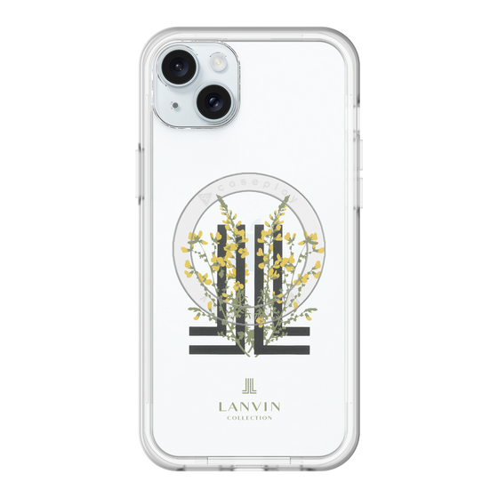スリムプロテクションプレミアムケース with MagSafe［ LANVIN COLLECTION - フラワー ］