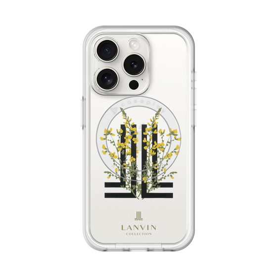 スリムプロテクションプレミアムケース with MagSafe［ LANVIN COLLECTION - フラワー ］