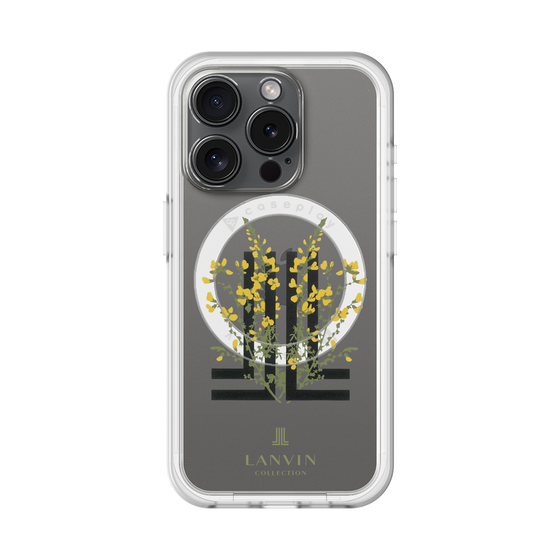 スリムプロテクションプレミアムケース with MagSafe［ LANVIN COLLECTION - フラワー ］