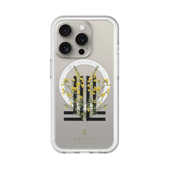スリムプロテクションプレミアムケース with MagSafe［ LANVIN COLLECTION - フラワー ］