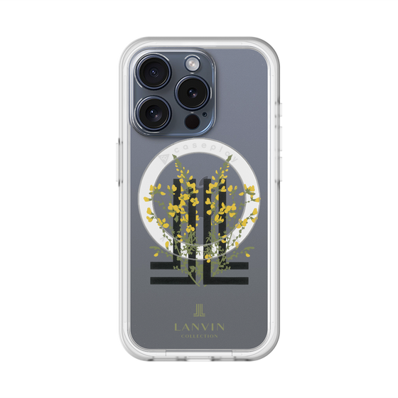 スリムプロテクションプレミアムケース with MagSafe［ LANVIN COLLECTION - フラワー ］