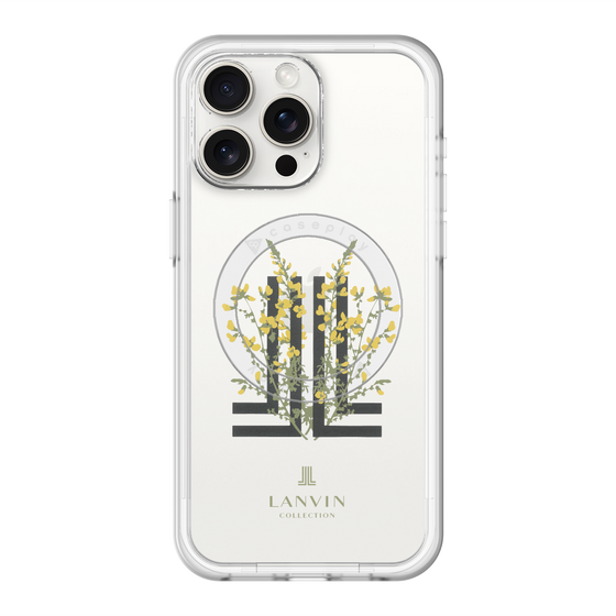 スリムプロテクションプレミアムケース with MagSafe［ LANVIN COLLECTION - フラワー ］