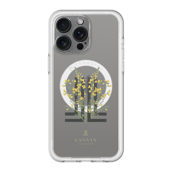 スリムプロテクションプレミアムケース with MagSafe［ LANVIN COLLECTION - フラワー ］