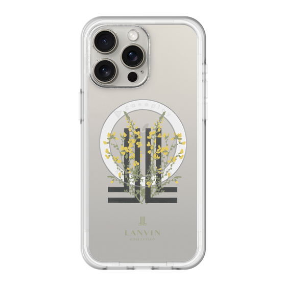 スリムプロテクションプレミアムケース with MagSafe［ LANVIN COLLECTION - フラワー ］