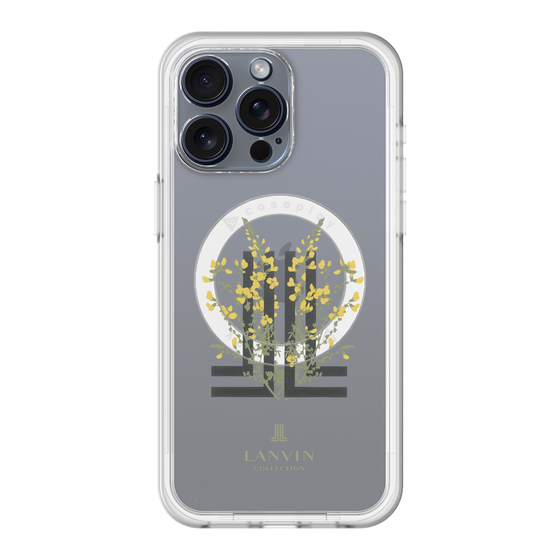 スリムプロテクションプレミアムケース with MagSafe［ LANVIN COLLECTION - フラワー ］